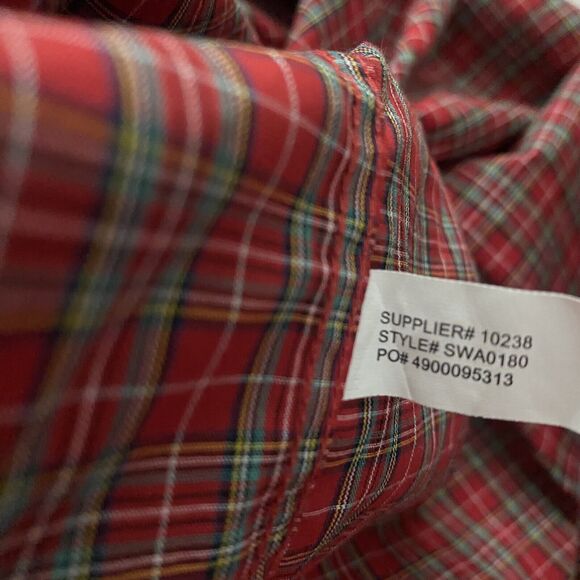 Lauren Ralph Lauren Kid's Shirt, Long Sleeve Button-Up Dress Shirt, Plaid Sz 14 - Picture 8 of 8